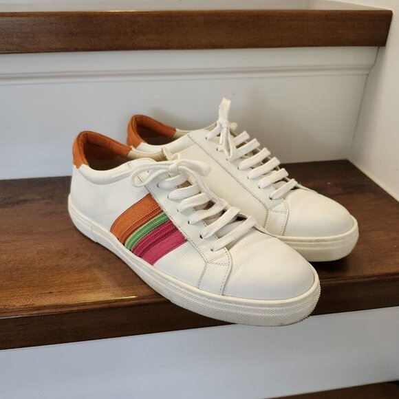 Ron White rainbow leather sneakers in size 38 - Picture 1 of 8